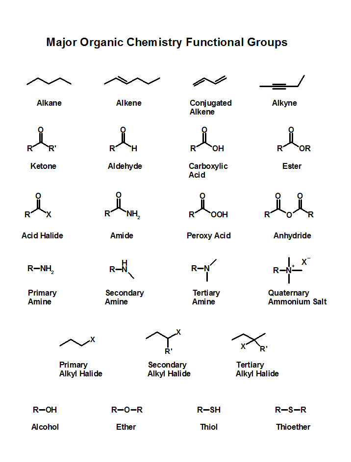 Functional Groups in Organic Chemistry [with diagrams]